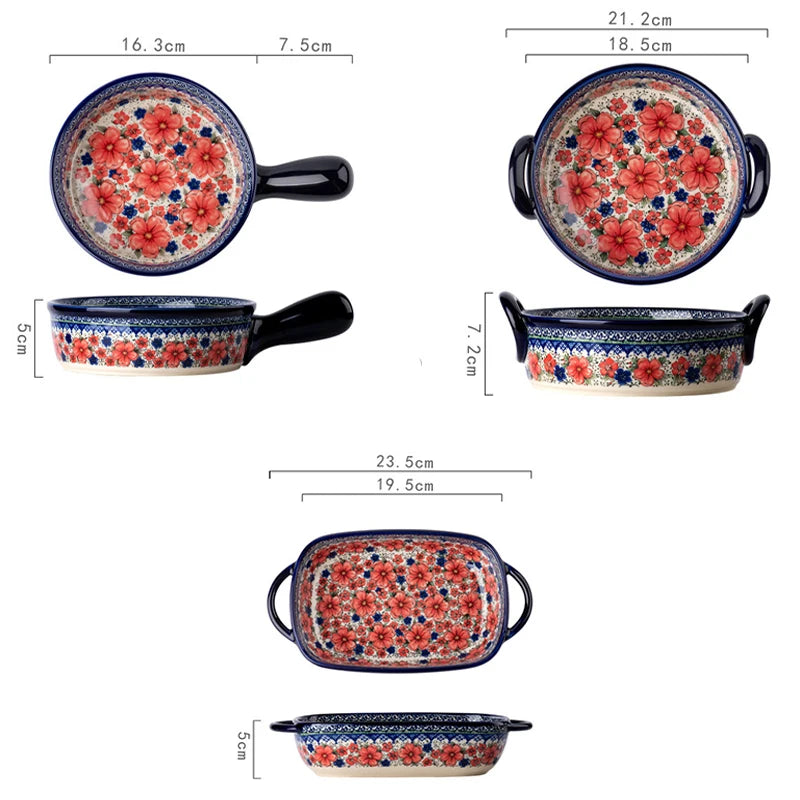 Keramikschale im russischen Stil