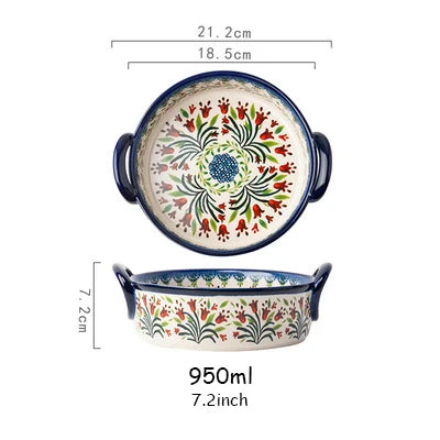 Keramikschale im russischen Stil