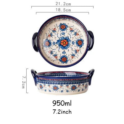 Keramikschale im russischen Stil