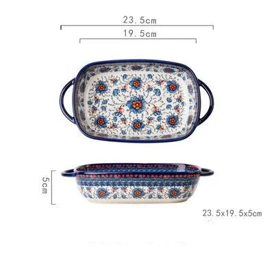 Keramikschale im russischen Stil