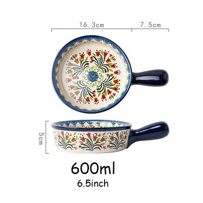 Keramikschale im russischen Stil