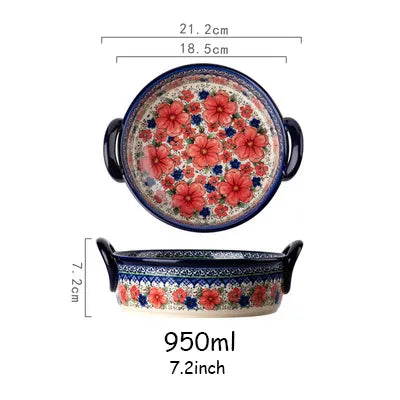 Keramikschale im russischen Stil