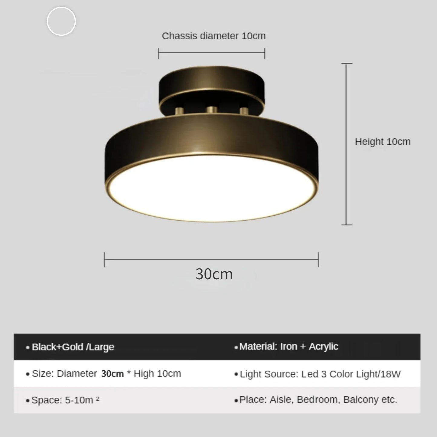 Beleuchtung Luxus-Korridor-Deckenleuchte