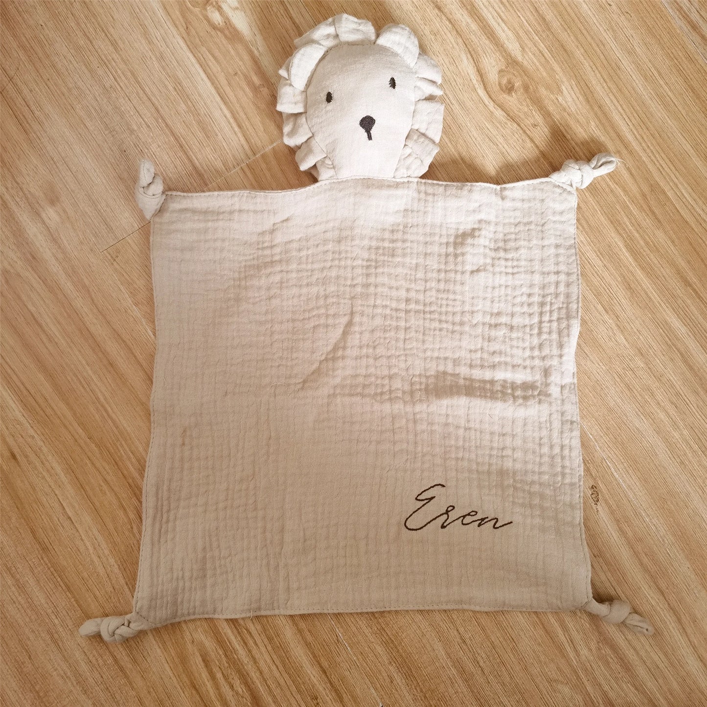 Personalisiertes Baby-Speichelhandtuch aus Baumwolle mit Namen