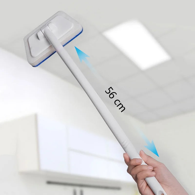 Multi-Functional Bathroom Wall Brush Long Handle Removable Household Floor Bathtub Brushes Ceramic Tile Sponge Cleaning Brush