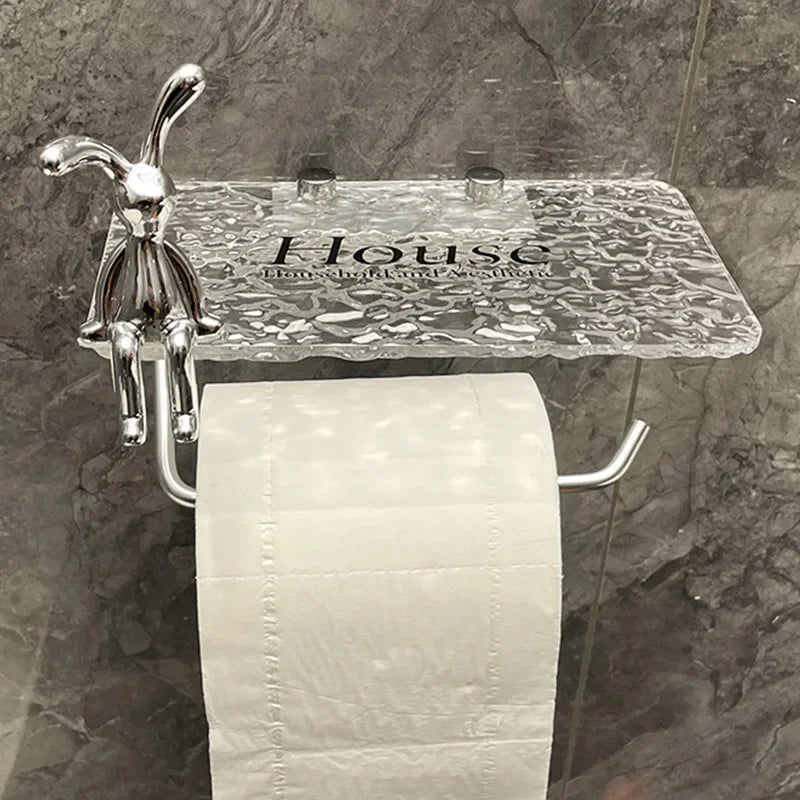 Toilettenpapierhalter in einem schönem Still