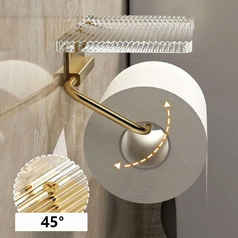 Toilettenpapierhalter in einem schönem Still