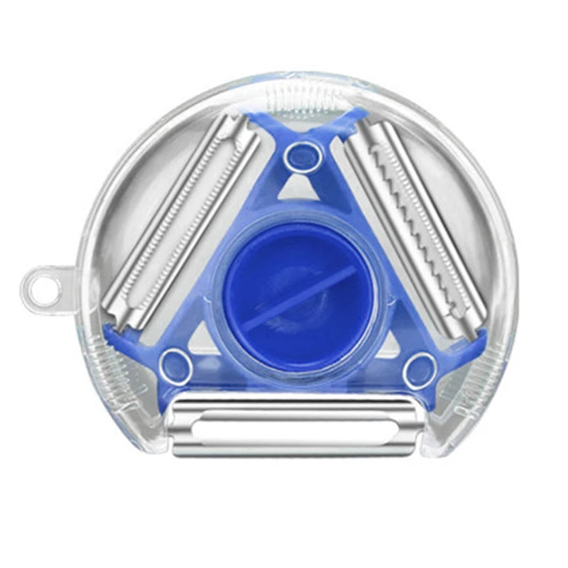3-in-1 Magic Trio Schäler-Set, Allesschneider