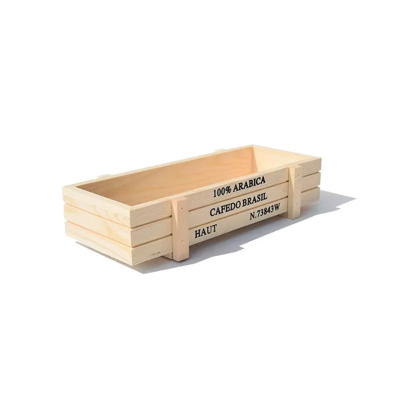 Garten-Pflanztopf-Aufbewahrungsbox aus Holz