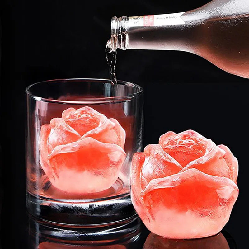Küchen 3D Rosen Eis Silikonformen