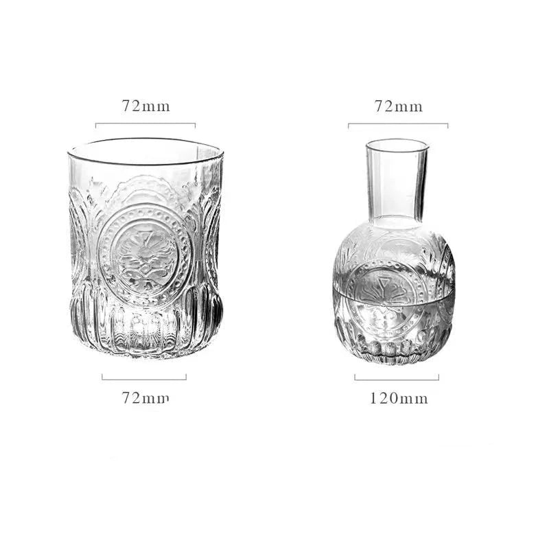 Kaltwasserkessel-Set mit Glasprägung