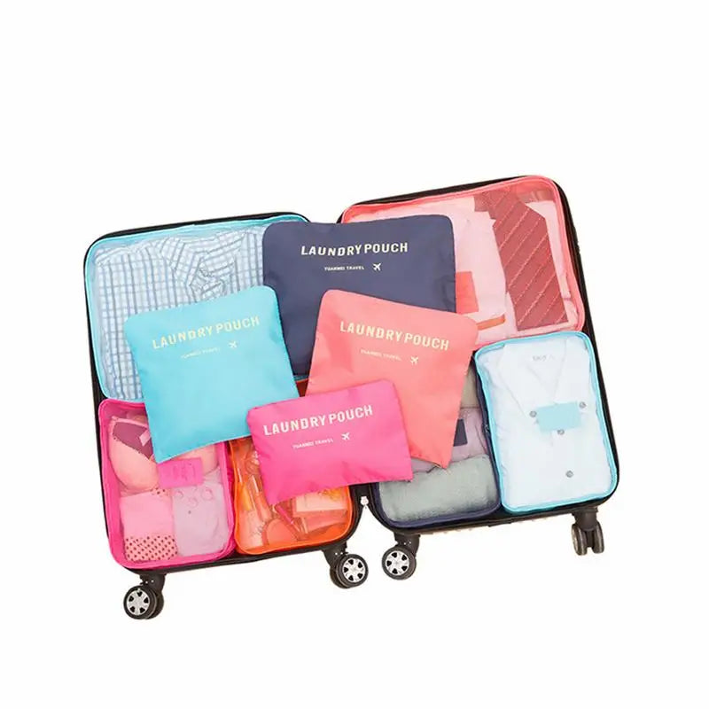 Faltbarer 6er-Set Reisekoffer