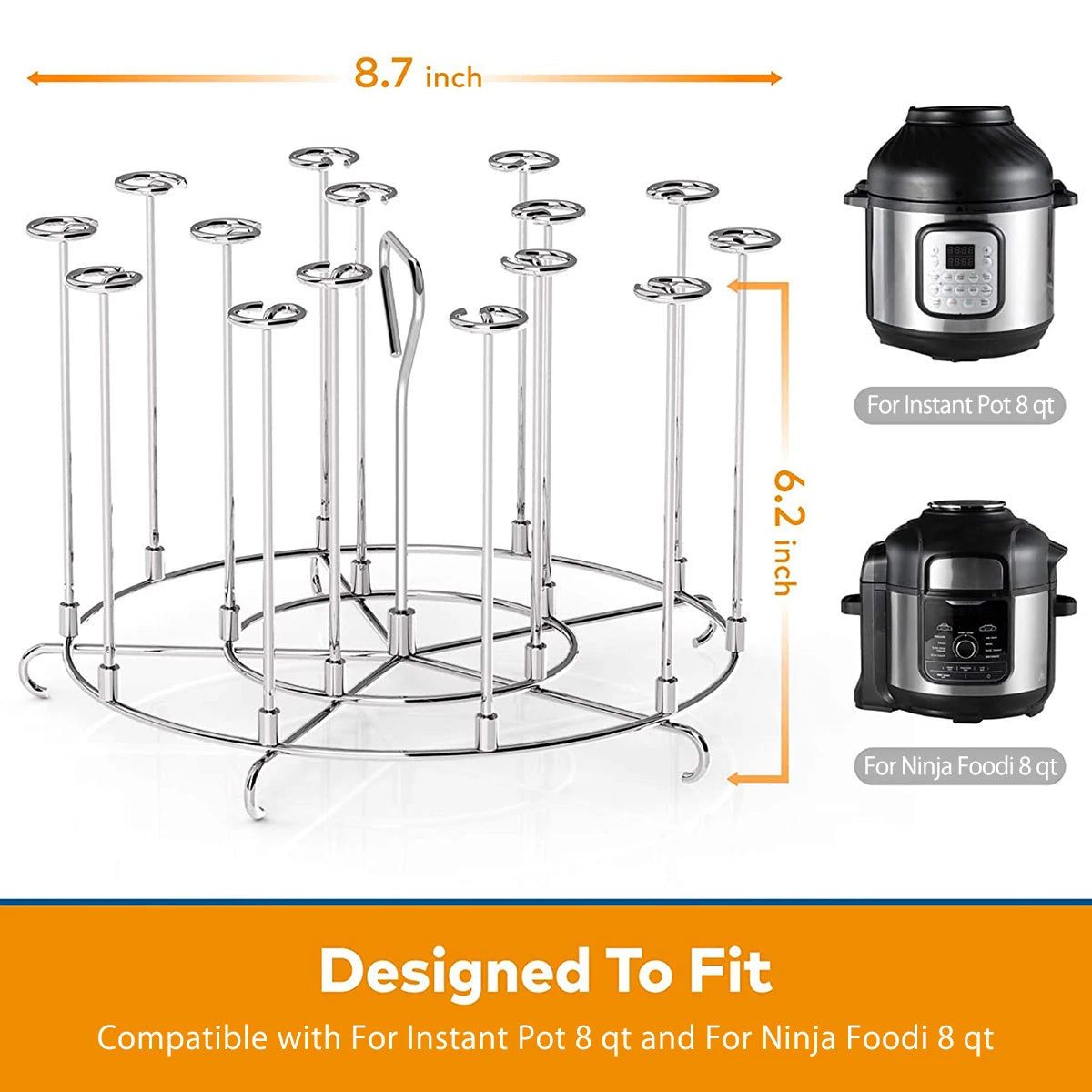 Air Fryer Spießständer Edelstahl Spießgrill