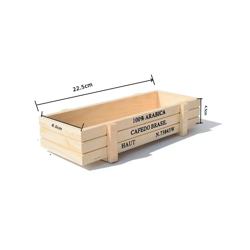 Garten-Pflanztopf-Aufbewahrungsbox aus Holz