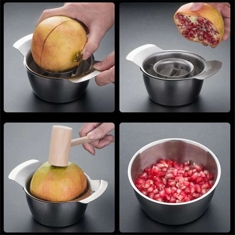 Edelstahl Granatapfel Schäler