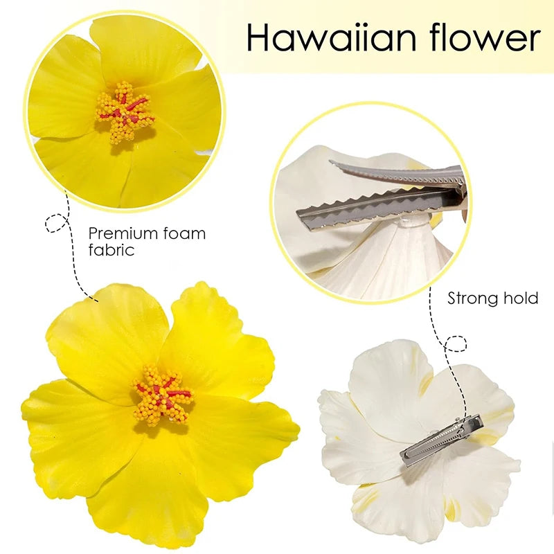 Wunderschöne Blumen für die Haare - Haarschmuck