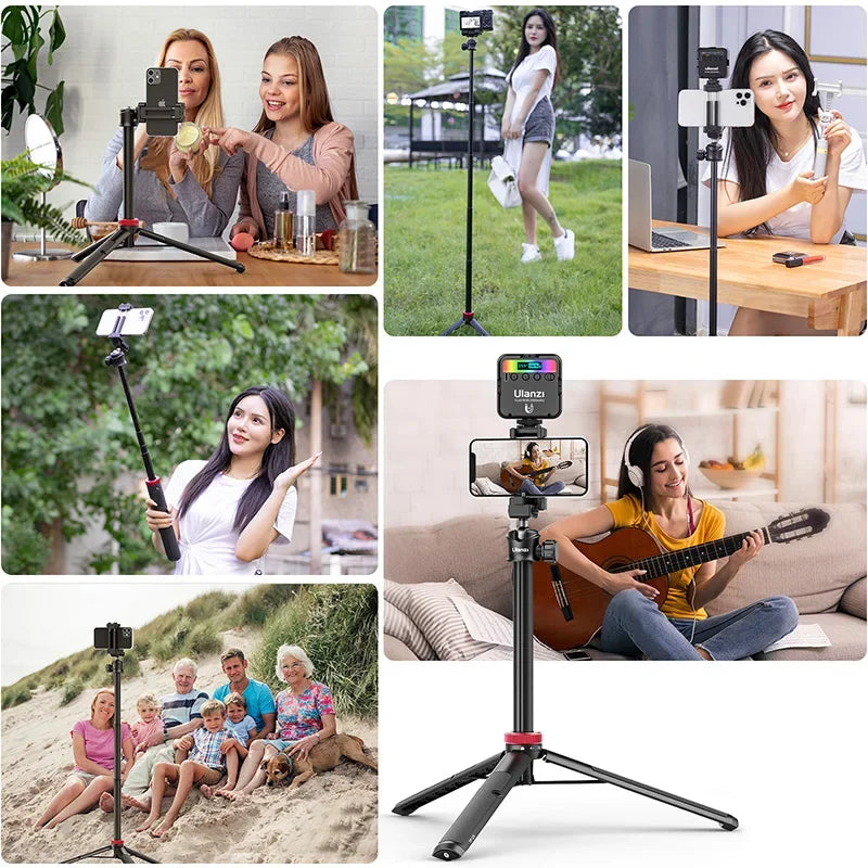 Verlängern Selfie Stick Stative Stativ Mit telefon Klemme Für Kameras und Smartphone