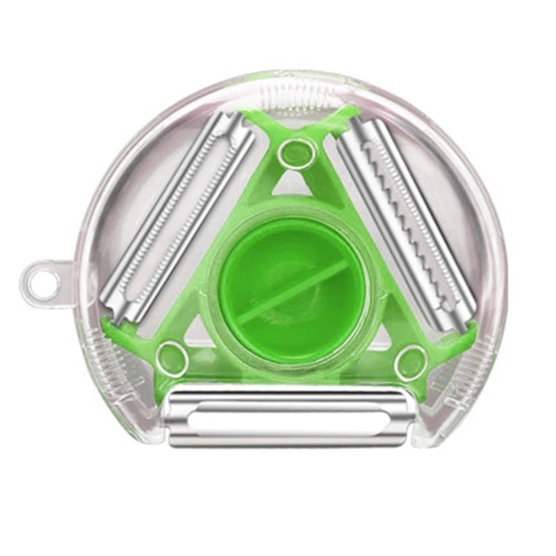 3-in-1 Magic Trio Schäler-Set, Allesschneider