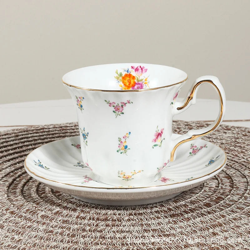 1set Vintage European Style Teetasse und Untertasse / Kaffe und Kuchen