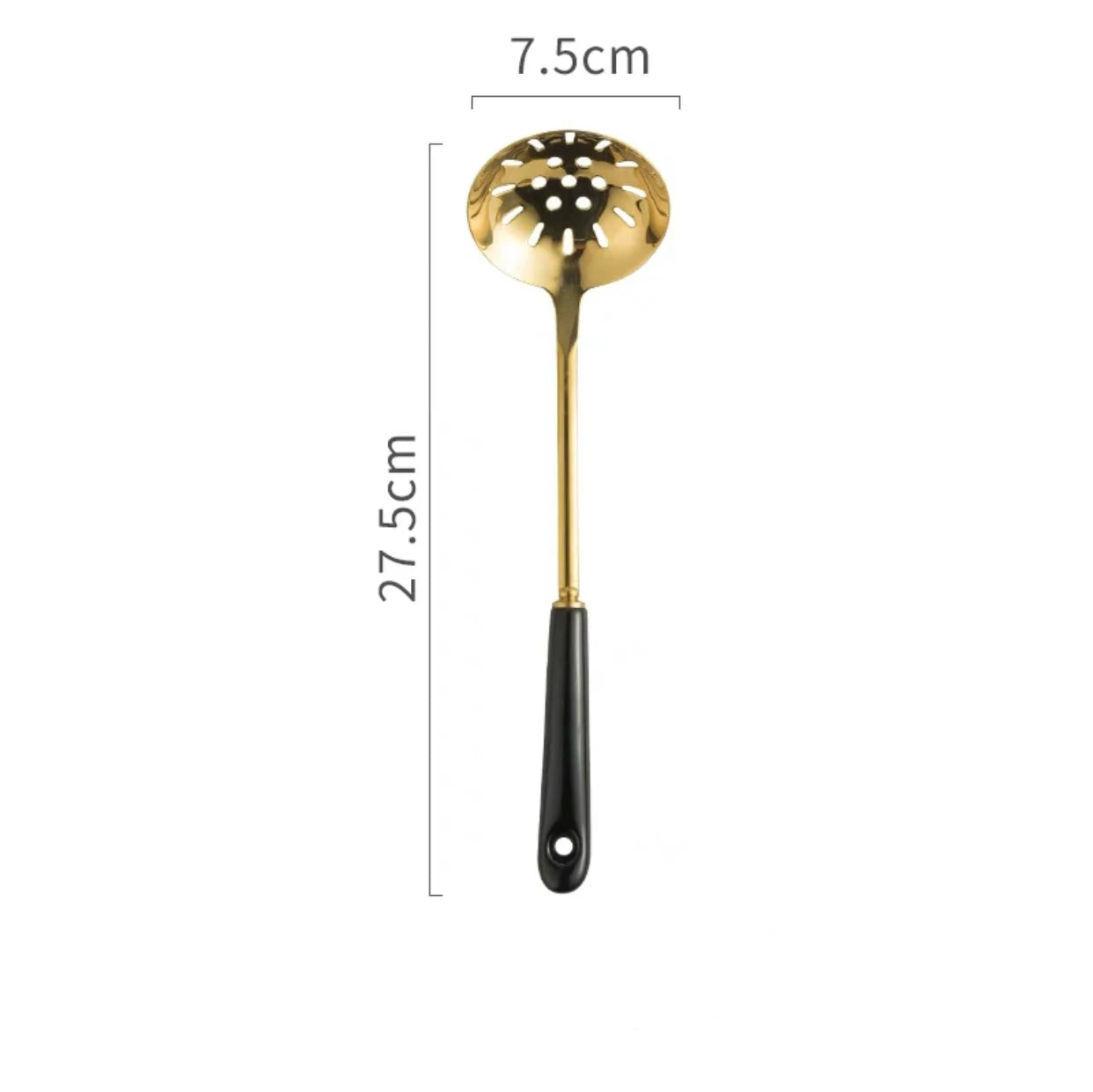 Luxuriöser goldener Löffel und Ständer für die Küche aus Keramik