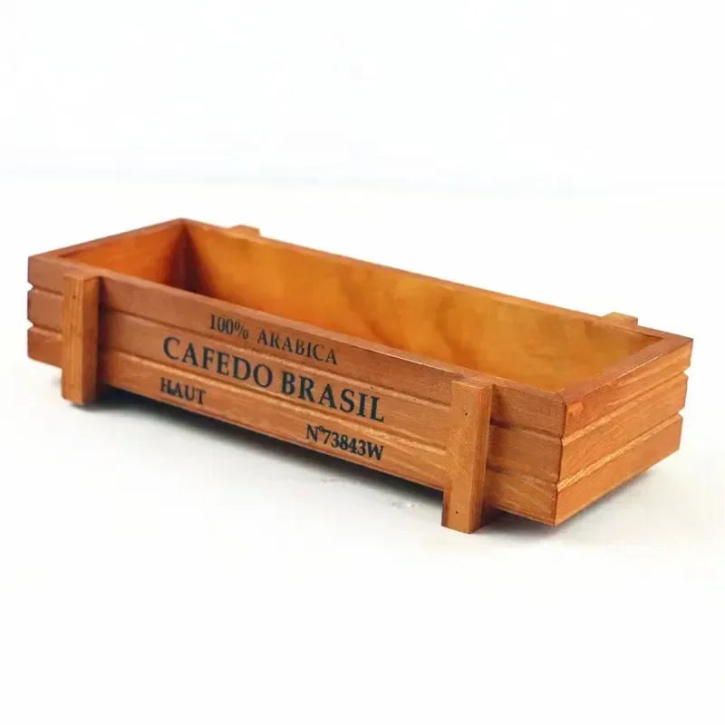 Garten-Pflanztopf-Aufbewahrungsbox aus Holz