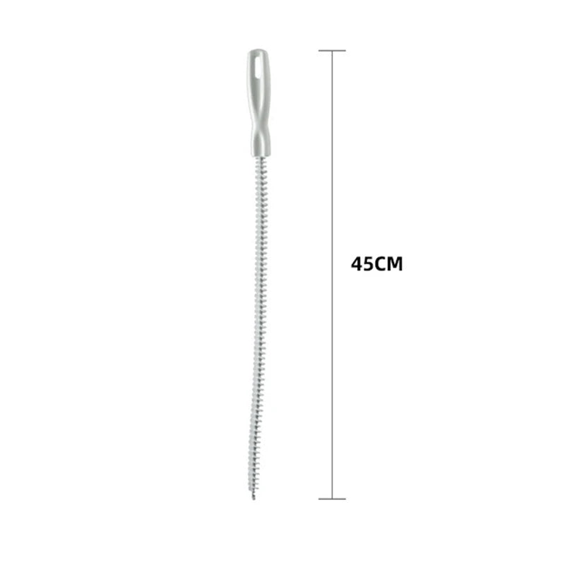 Flexible Reinigungsbürste für Waschbeckenüberlauf und Abfluss