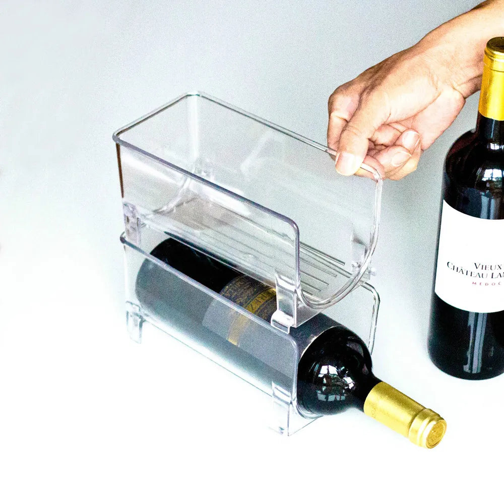 Kühlschrank-Organizer-Weinhalter