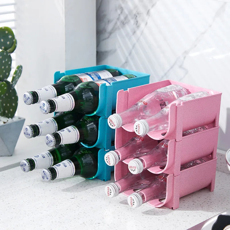 Kühlschrank-Organizer-Weinhalter