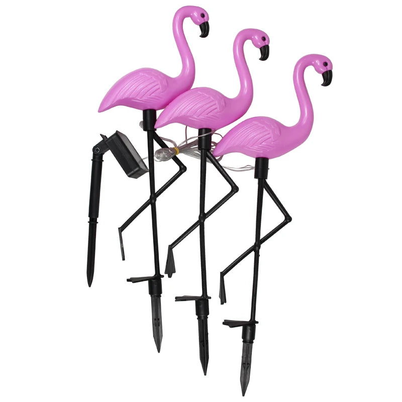 Solar-Flamingo-Licht für den Außenbereich, LED