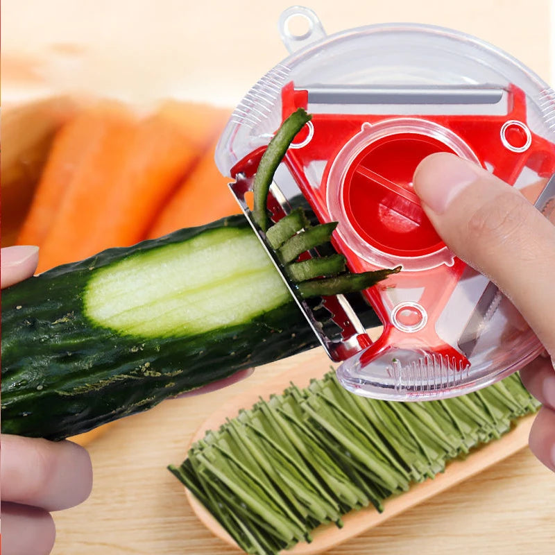 3-in-1 Magic Trio Schäler-Set, Allesschneider