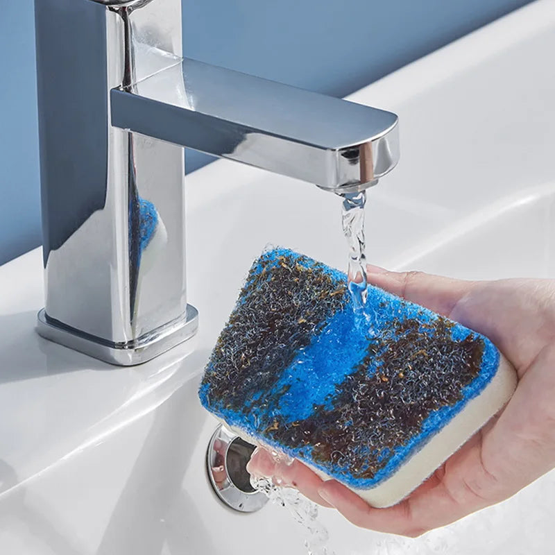 Multi-Functional Bathroom Wall Brush Long Handle Removable Household Floor Bathtub Brushes Ceramic Tile Sponge Cleaning Brush
