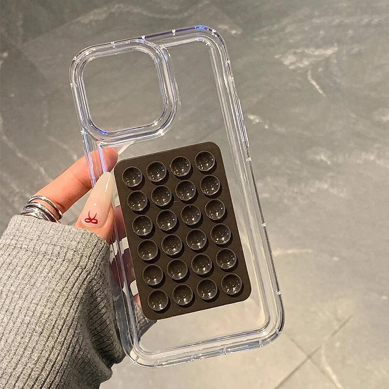 Stoßfeste transparente Telefonhülle für iPhone