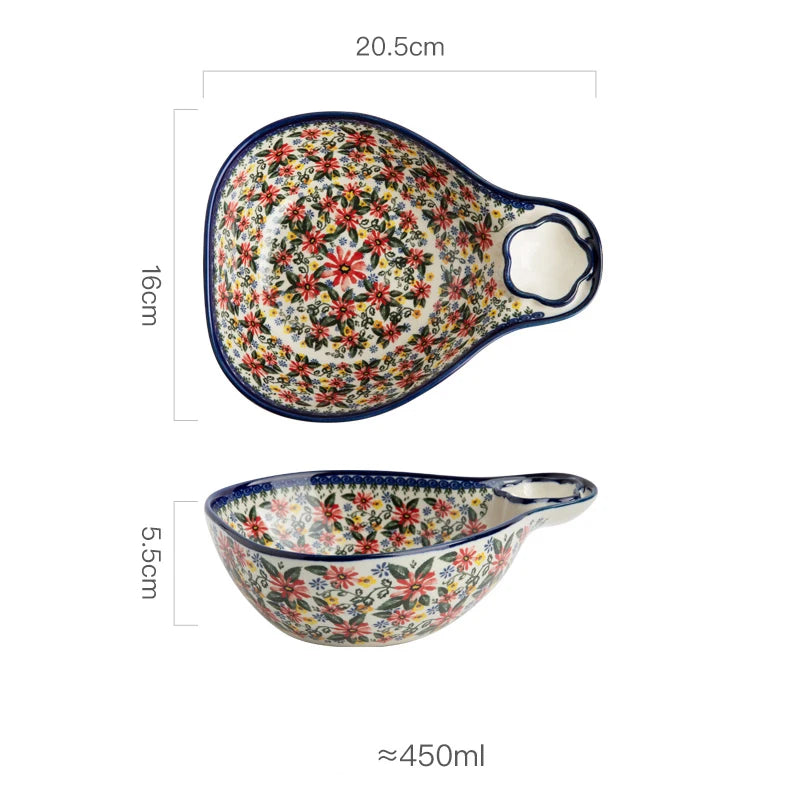 Keramikschale im russischen Stil