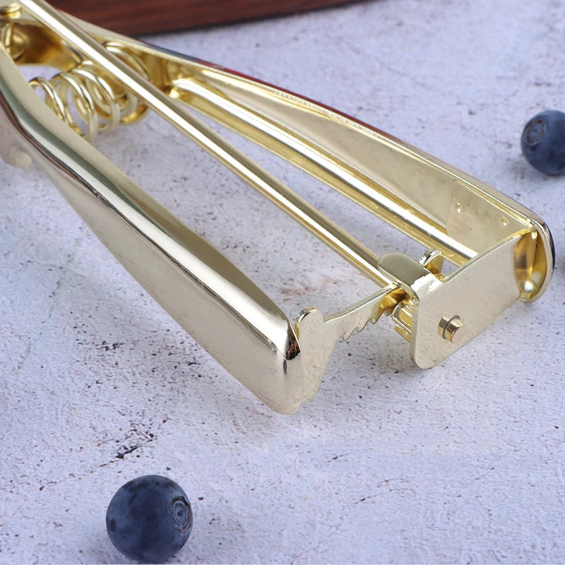 Goldfarbener Eislöffel, Edelstahl, Eiscreme-Werkzeuge