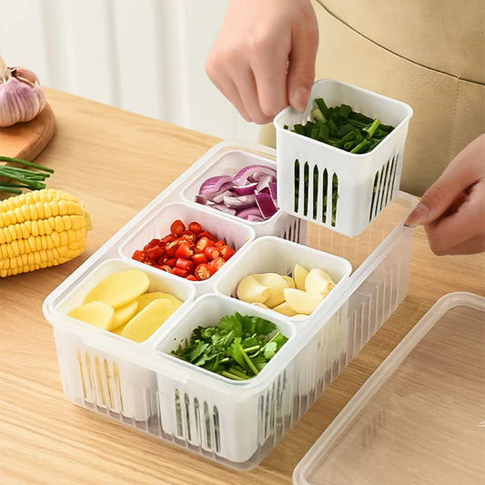 Aufbewahrungsbox für Lebensmittel, Gemüse, Obst