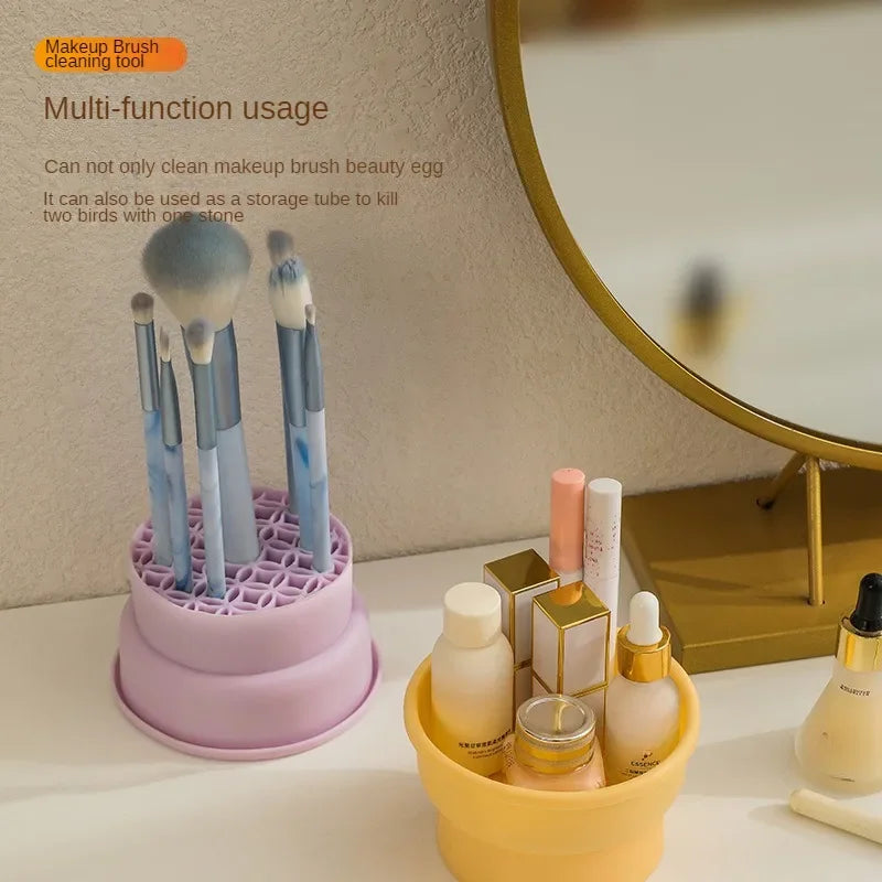 Silikon Waschschüssel Make-up Pinsel Reinigungsbox