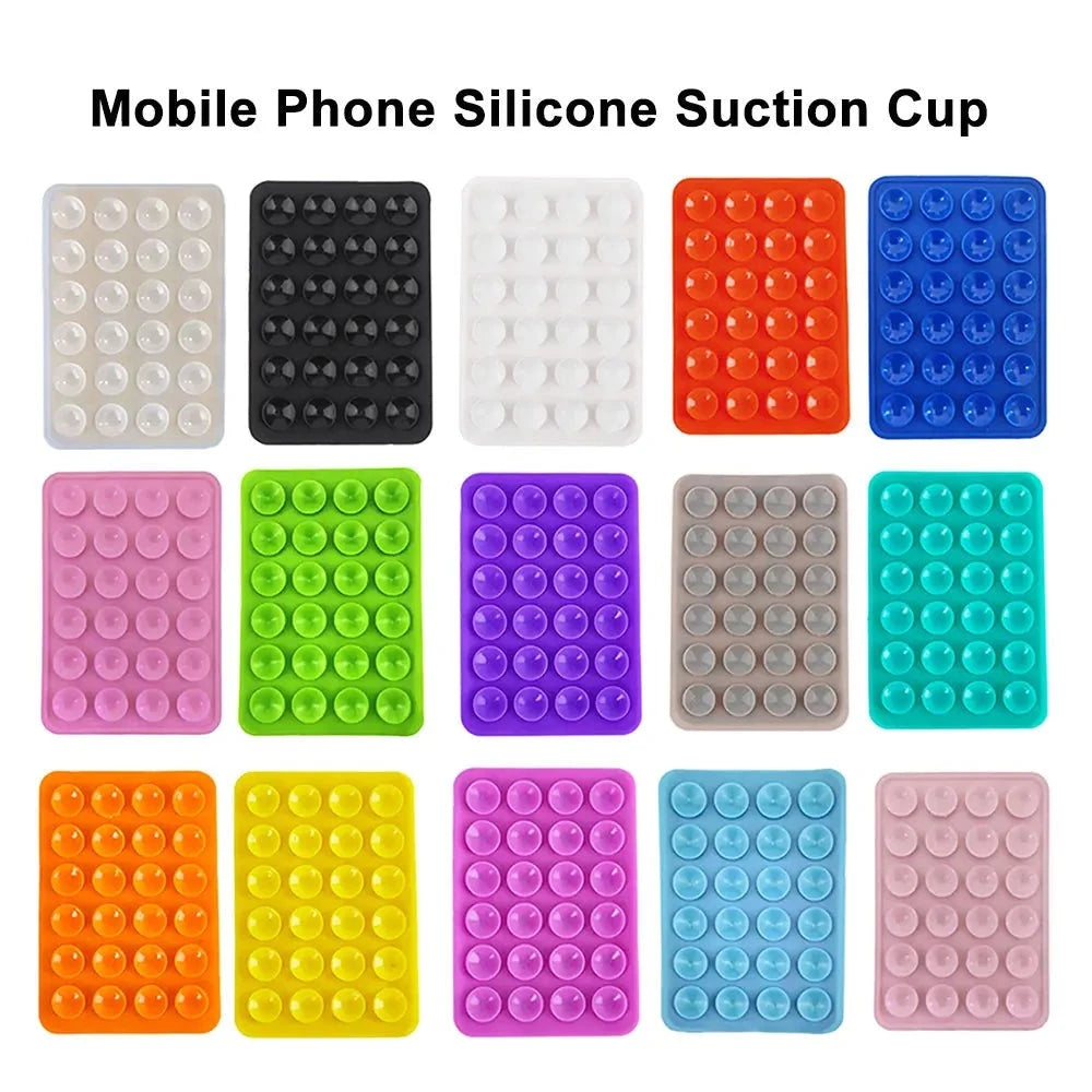 Verdickter Silikon-Saugnapf. 24 quadratische Saugnäpfe