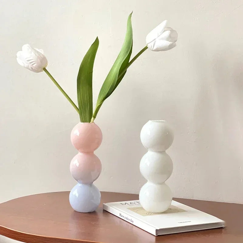 Blumenvasen Ästhetische Raumgestaltung