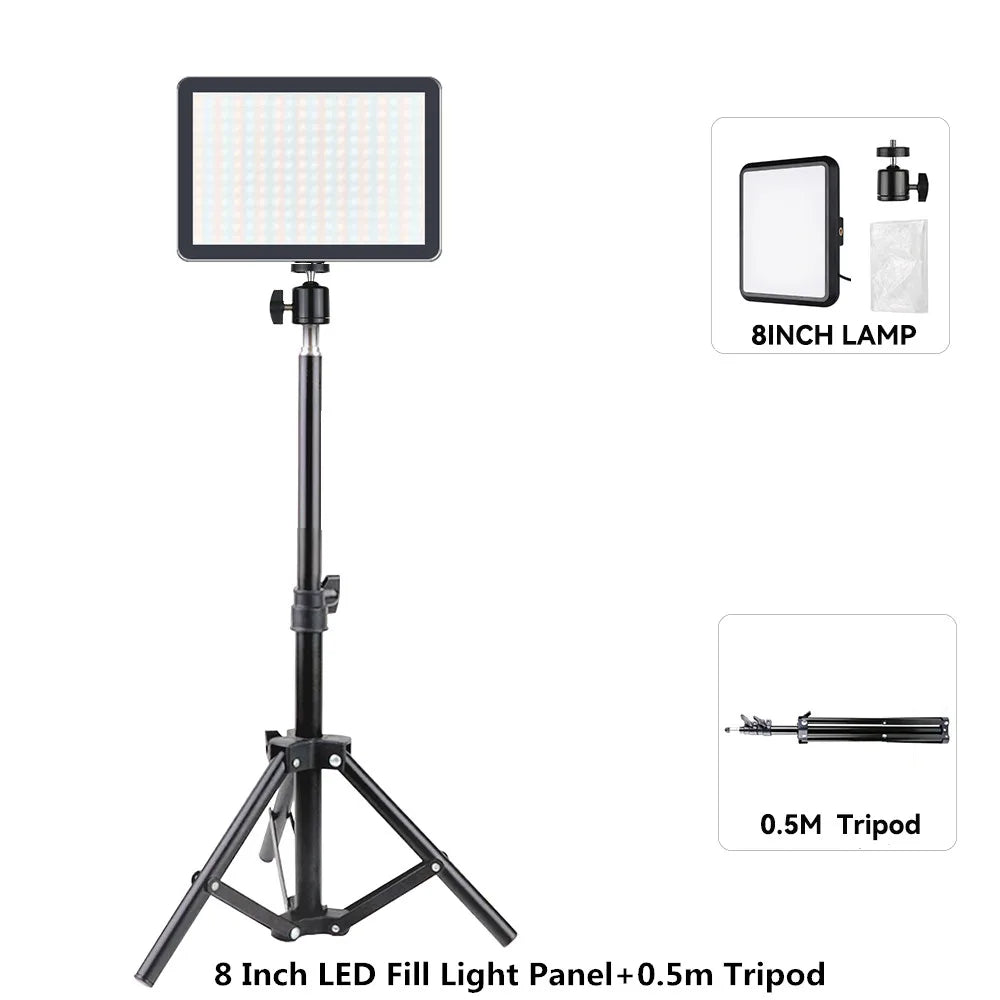 LED-Fotografie-Videolicht-Studiolampen-Set