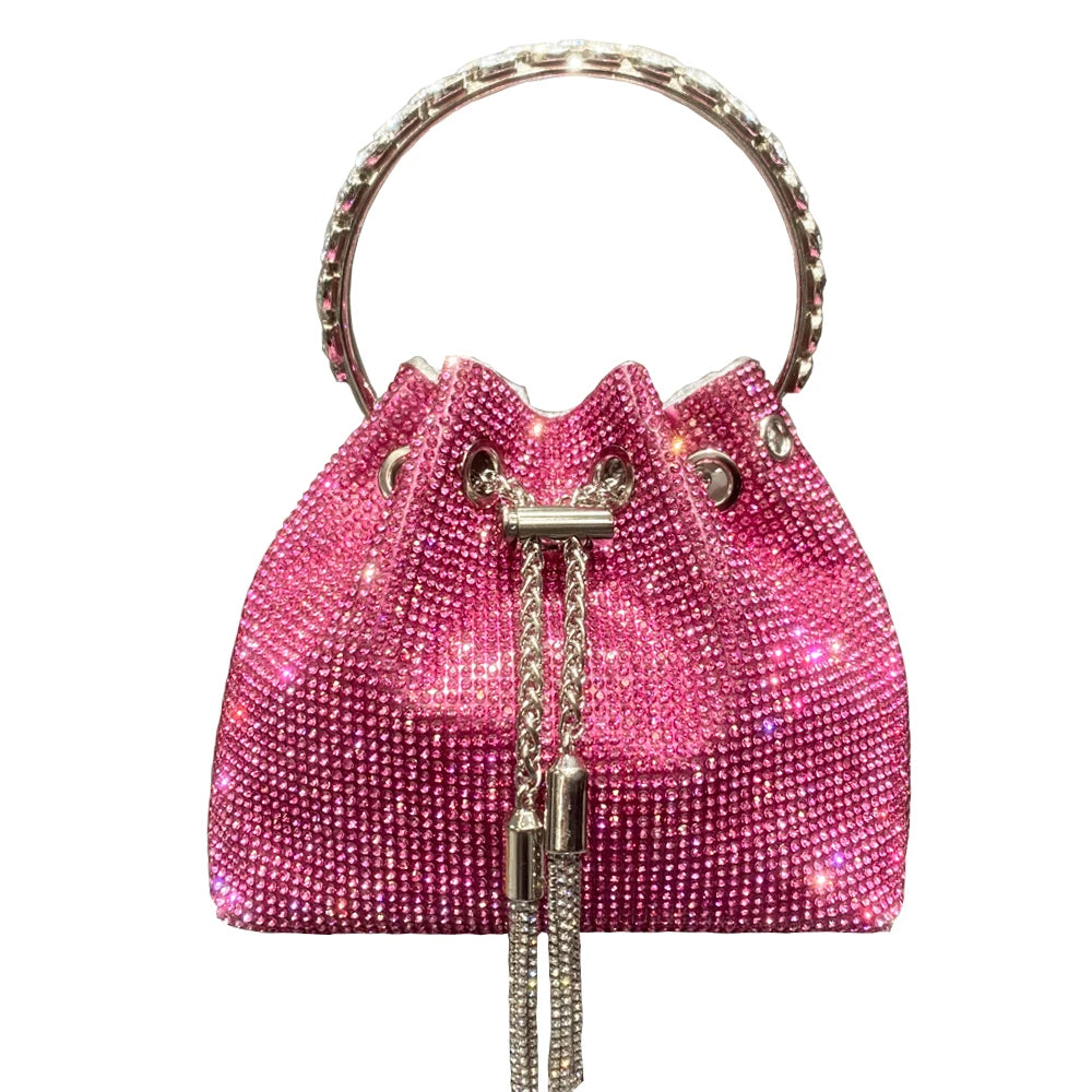 Designer Eimer Kupplung Handtasche - Glitter and Glammour