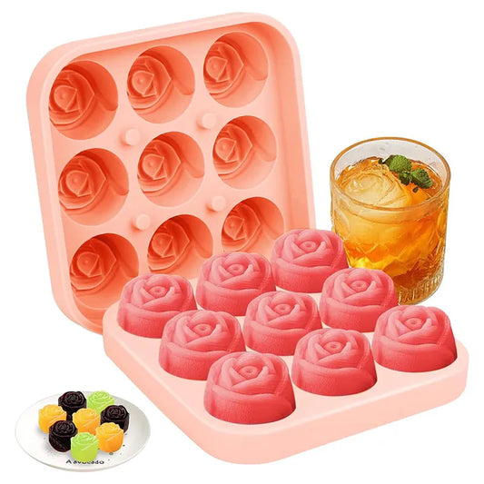 Küchen 3D Rosen Eis Silikonformen
