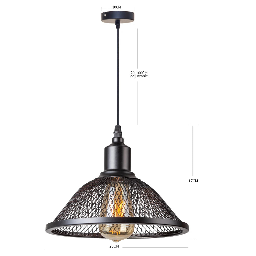 Vintage Retro Penddelleuchte