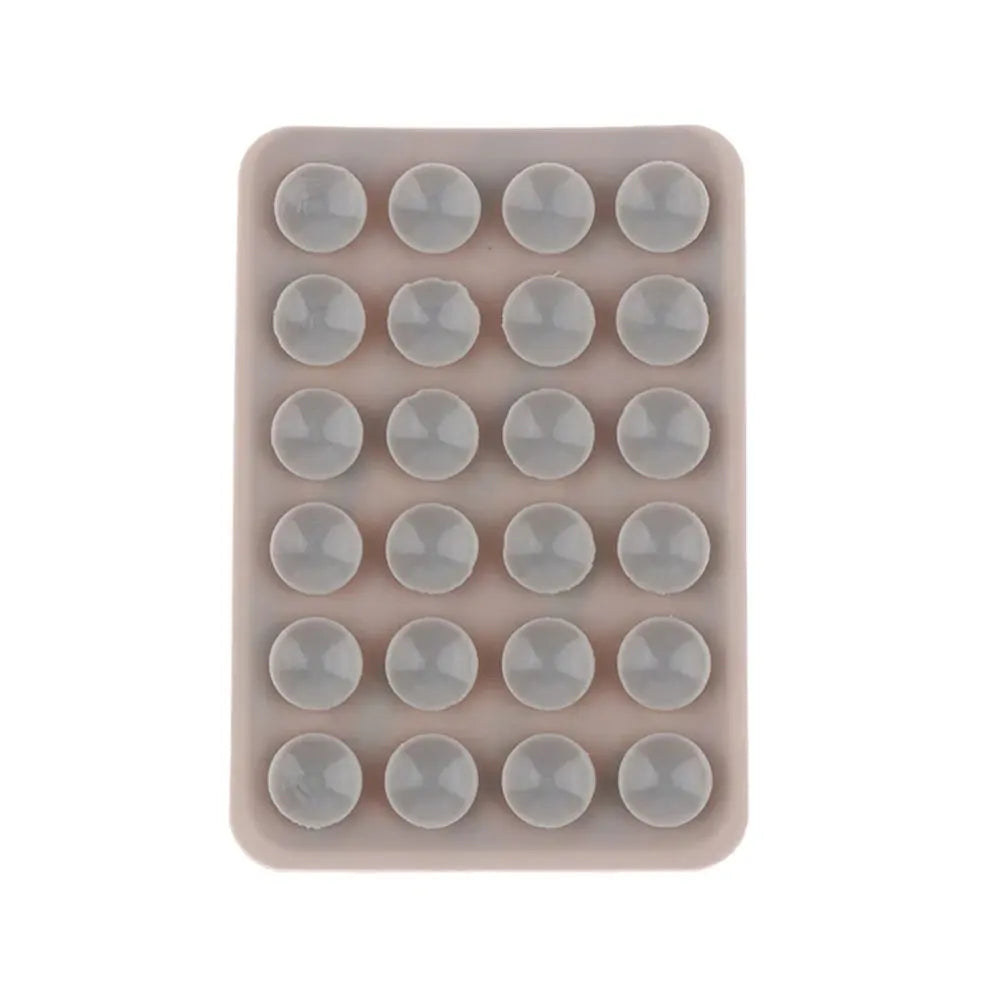 Verdickter Silikon-Saugnapf. 24 quadratische Saugnäpfe