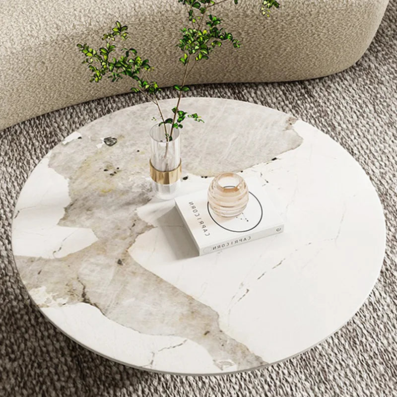 Steinplatte Wohnzimmer Zuhause modern minimalistisch