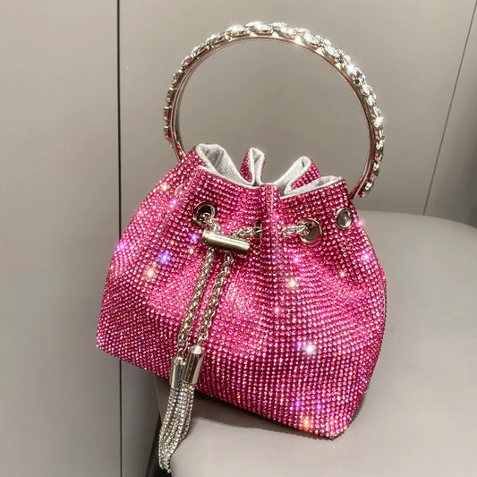 Designer Eimer Kupplung Handtasche - Glitter and Glammour