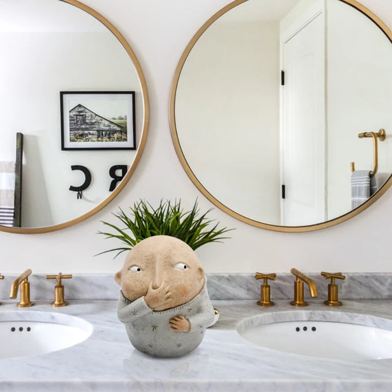 Home Toilette Badezimmer Dekor lustig - Skulptur