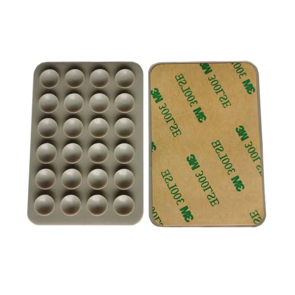 Verdickter Silikon-Saugnapf. 24 quadratische Saugnäpfe