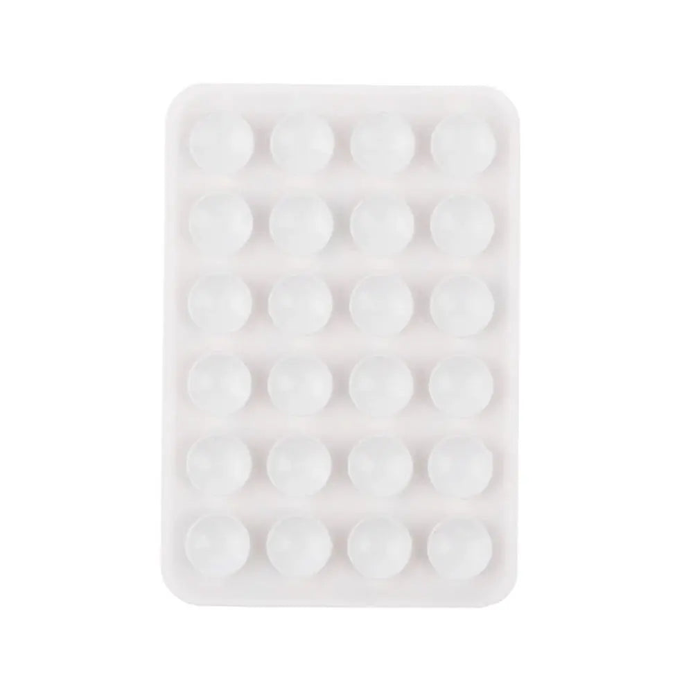 Verdickter Silikon-Saugnapf. 24 quadratische Saugnäpfe