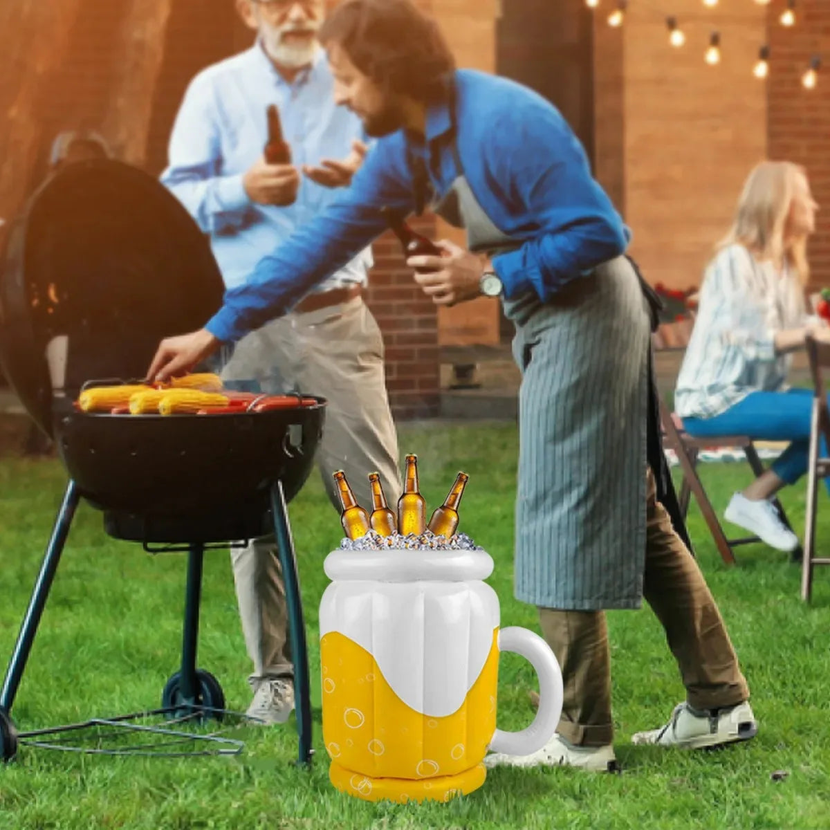 Schwimmende Getränkebar für Pool & Strand – Mit Eisfach