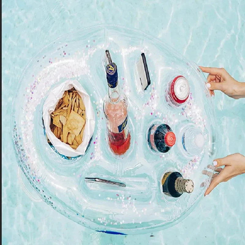 Schwimmende Getränkebar für Pool & Strand – Mit Eisfach